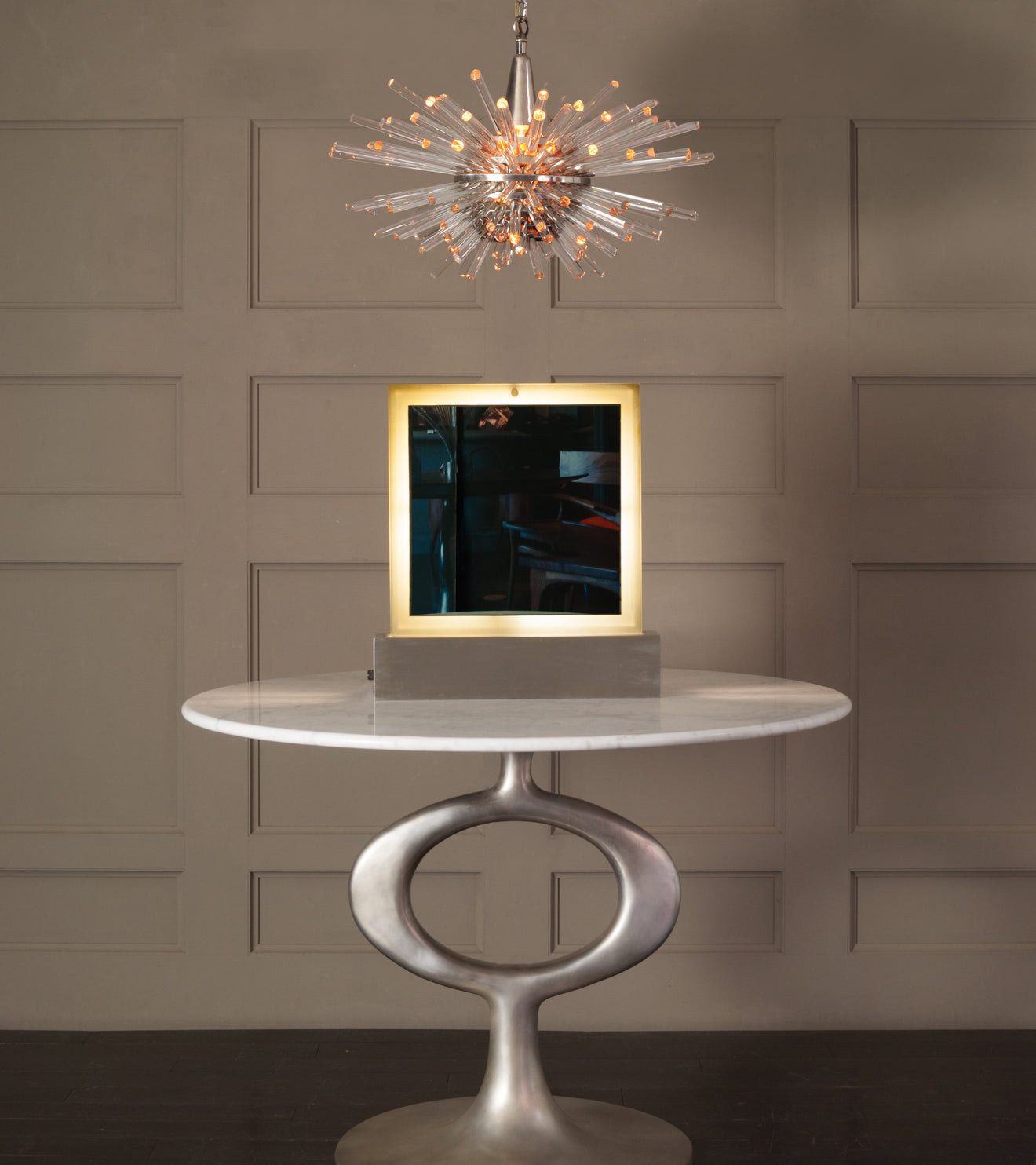 Rare Table Lamp by Angelo Lelii for Arredoluce